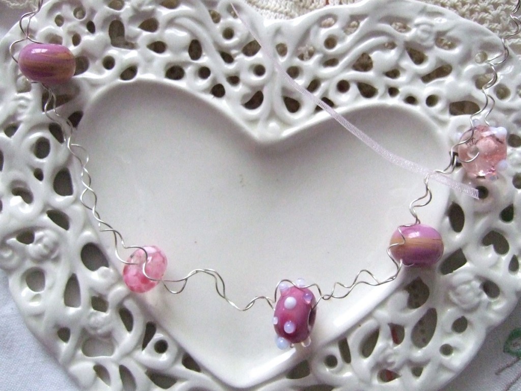 pink & purple necklace