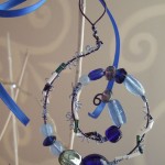 spiral wire & bead decoration