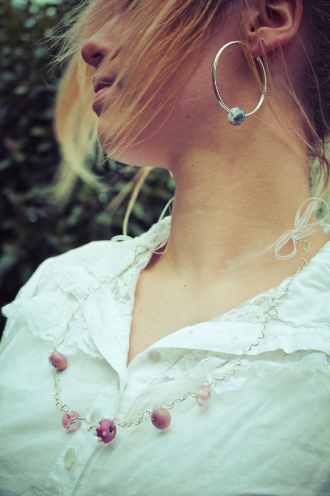 pink & purple necklace